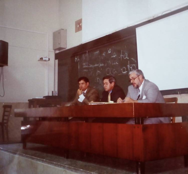 Curso de Grafística y Documentoscopia en la Universidad de Medicina Legal de Valencia en 1999