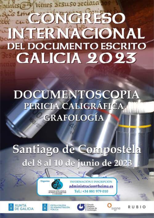 Congreso Internacional del Documento Escrito GALICIA 2023