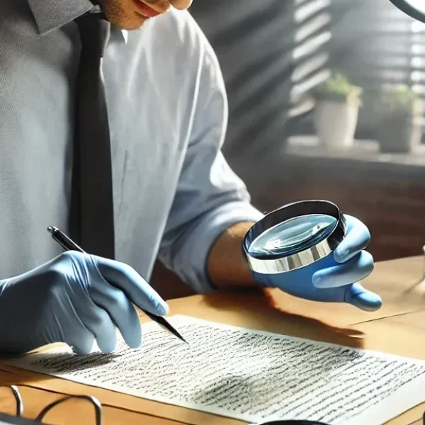 Curso de edición fotográfica en pericia caligráfica